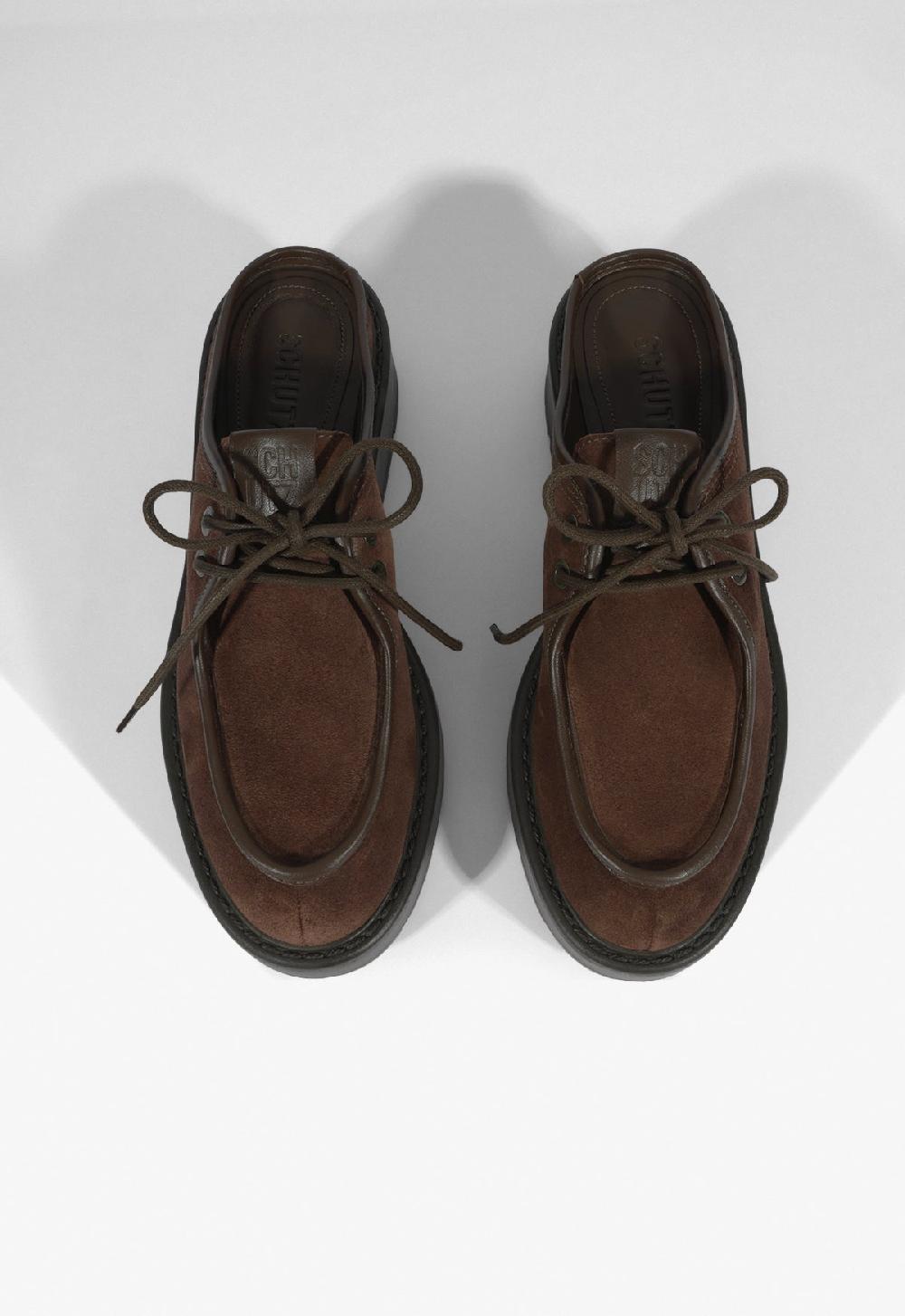 Schutz Cia Mule Suede Flat