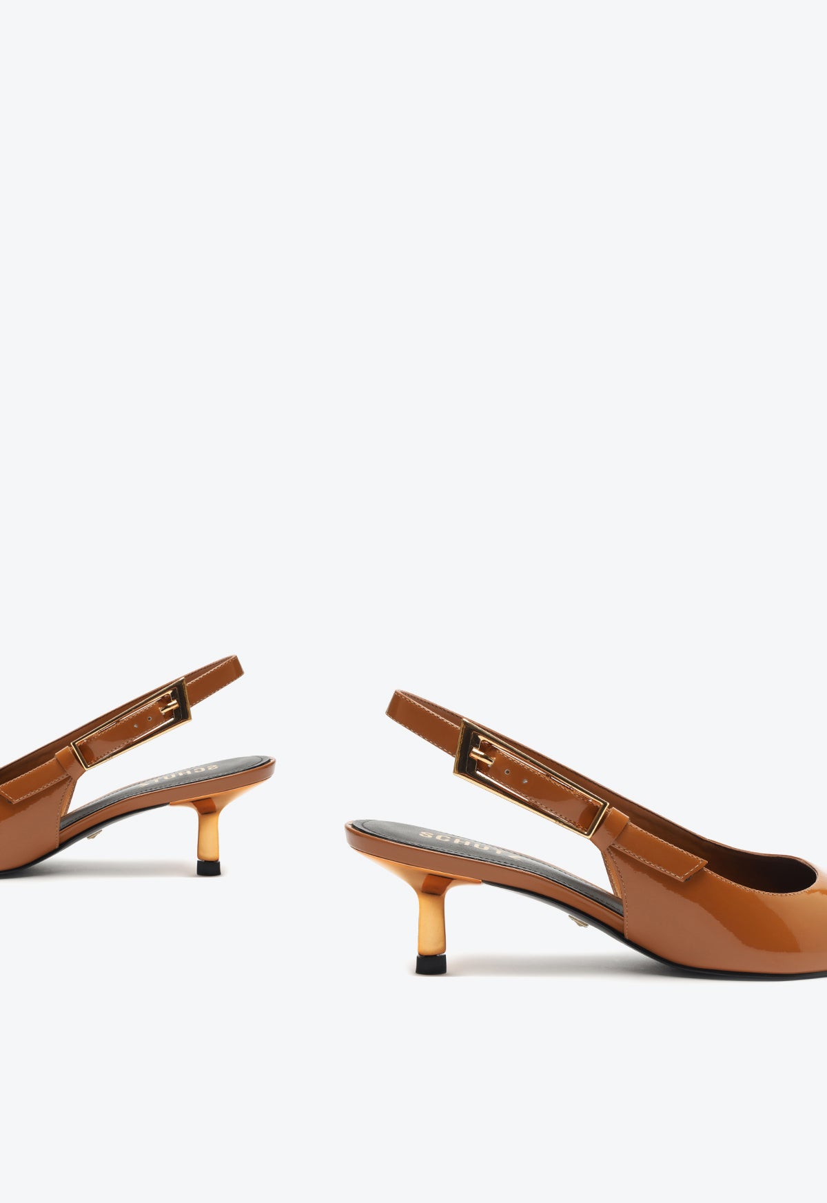 Schutz Ciara Mid Patent Leather Pump