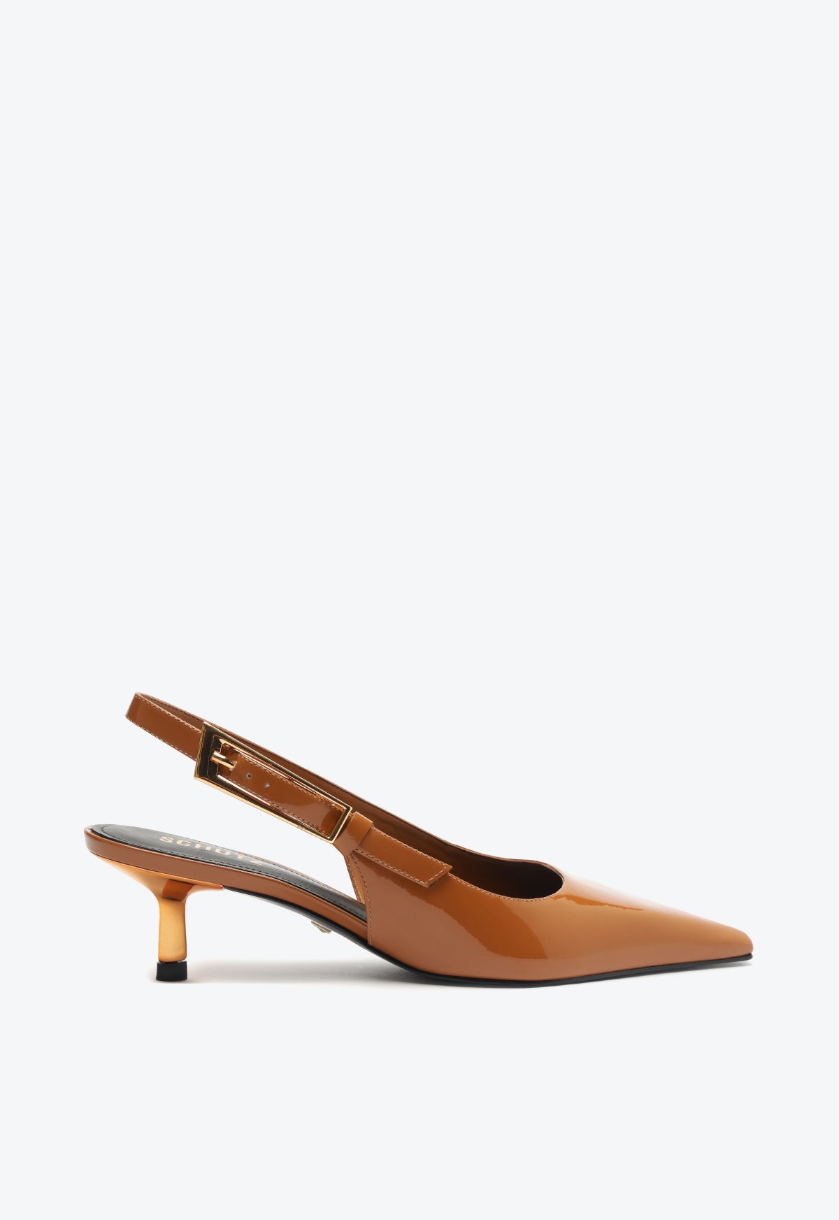 schutz Ciara Mid Patent Leather Pump