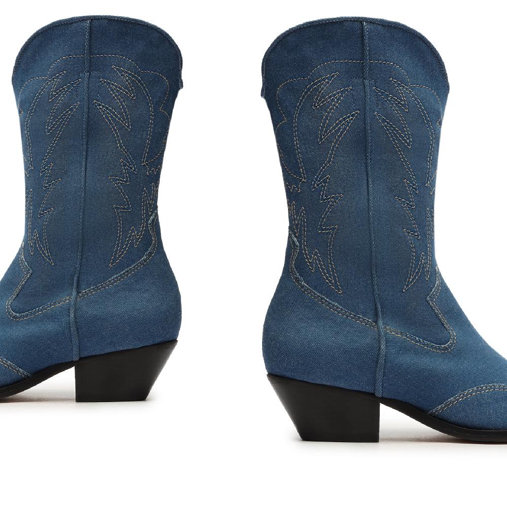 Schutz Cicera Casual Jeans Bootie
