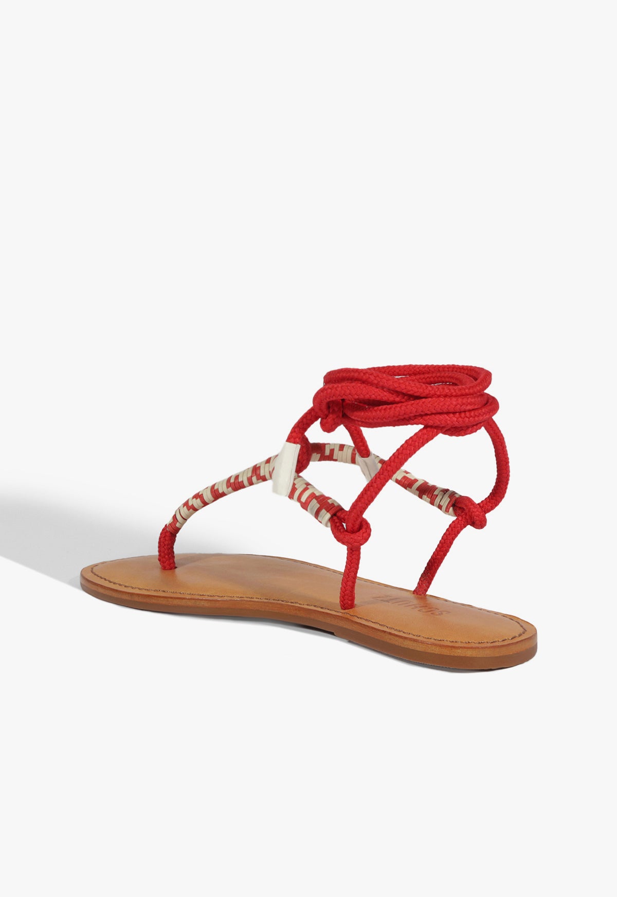 Schutz Claire Red Flat Sandal