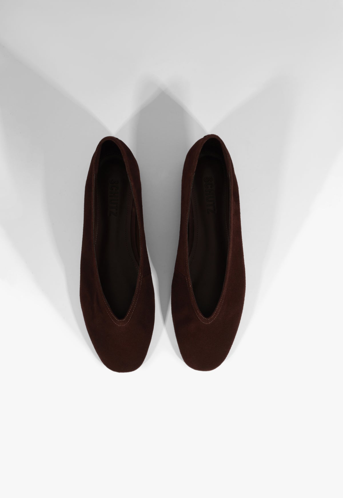 Schutz Courtney Suede Flat