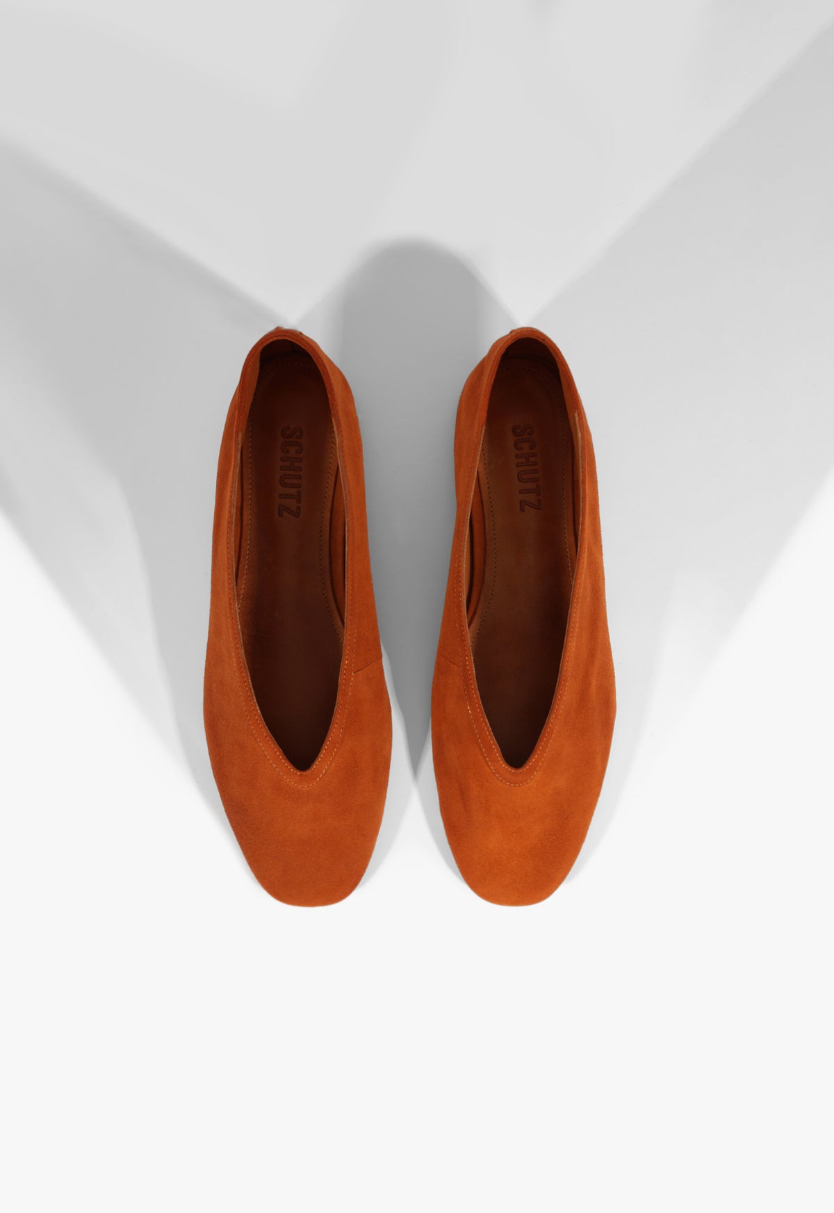 Schutz Courtney Suede Flat