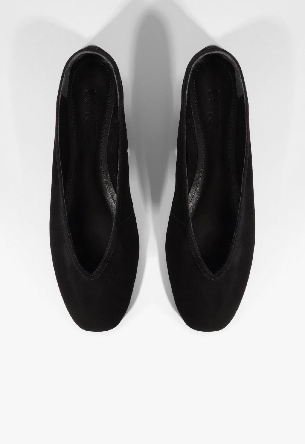Schutz Courtney Suede Flat