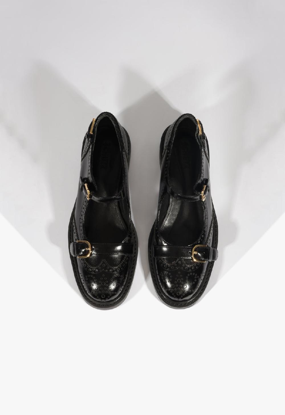 Schutz Dafne Leather Flat