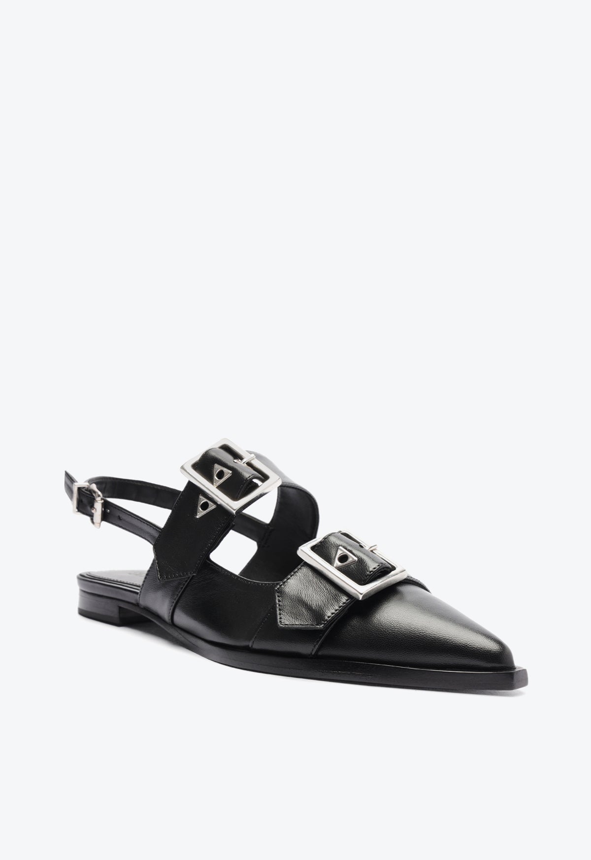 Schutz Darla Sling Leather Flat