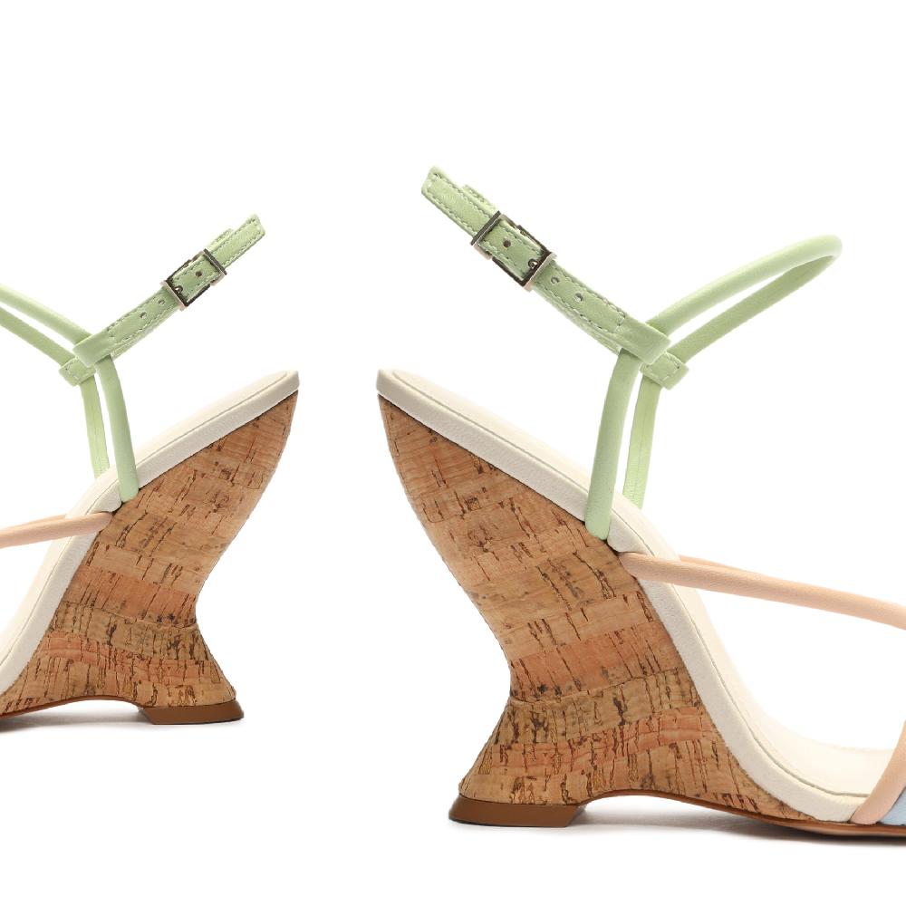 Schutz Daryl Nappa Leather Sandal