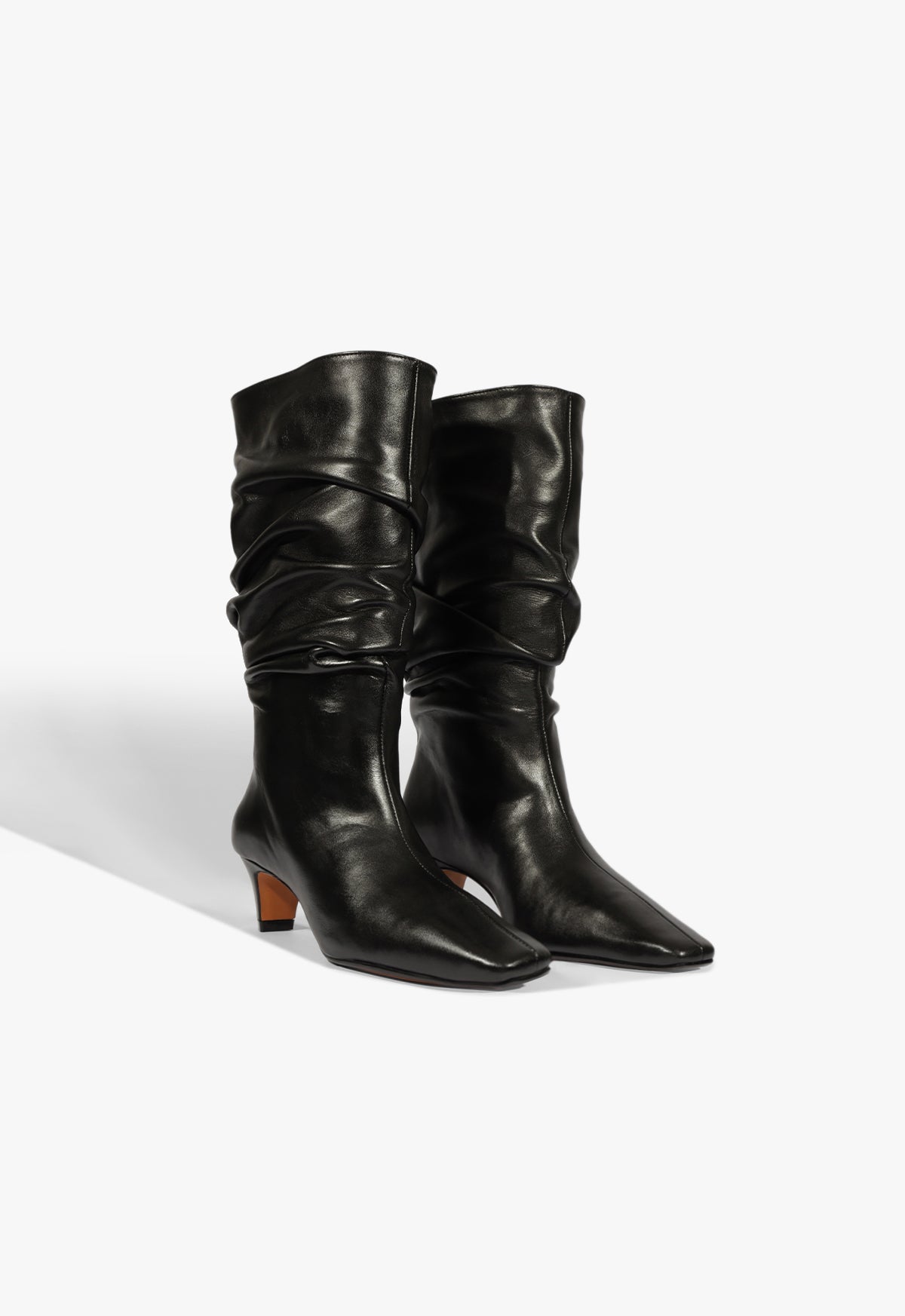Schutz Dellia Slouch Leather Bootie
