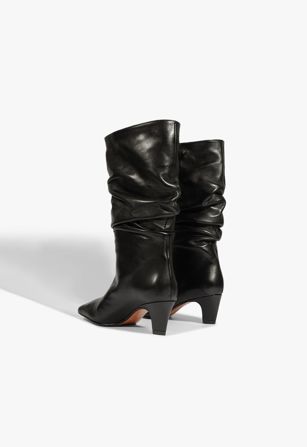 Schutz Dellia Slouch Leather Bootie
