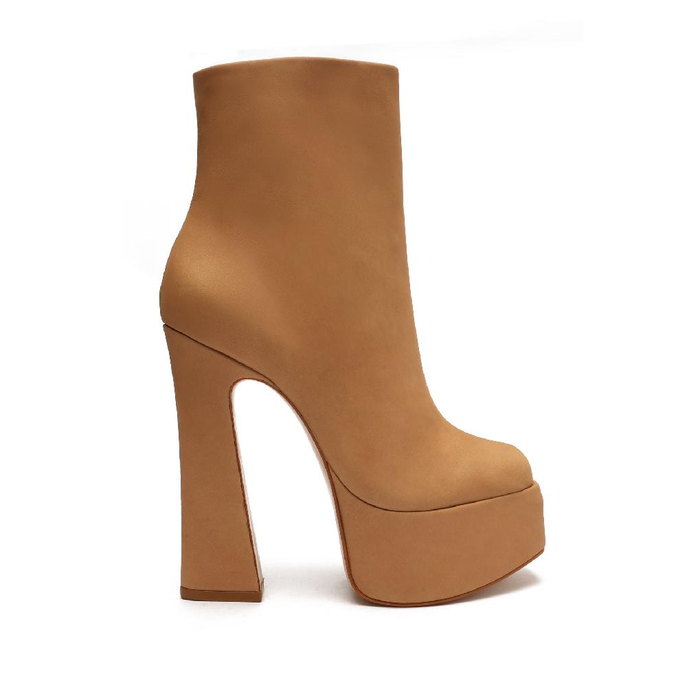 schutz Dolores Platform Nubuck Bootie