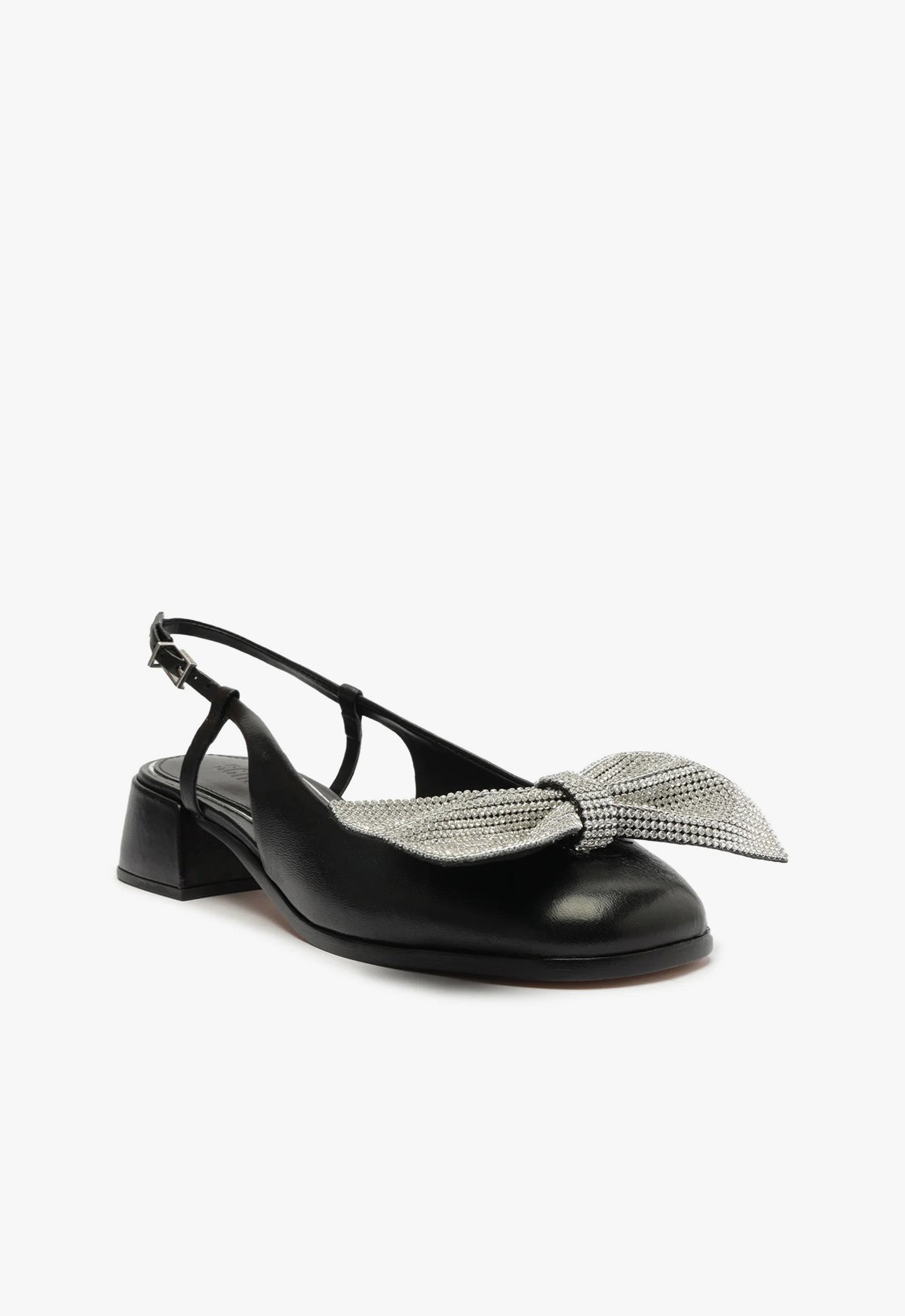 Schutz Dorothy Bow Leather Pump