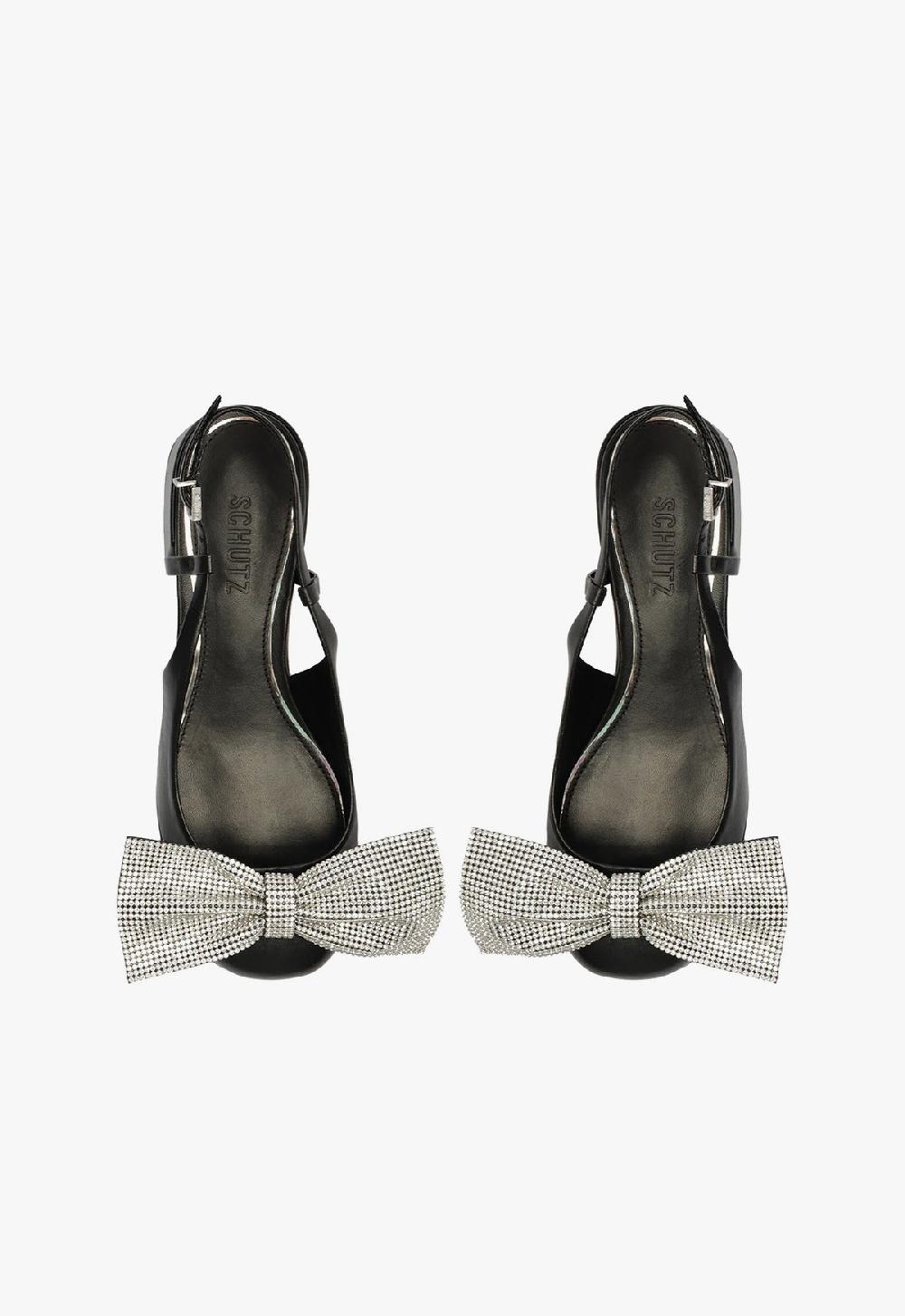 Schutz Dorothy Bow Leather Pump