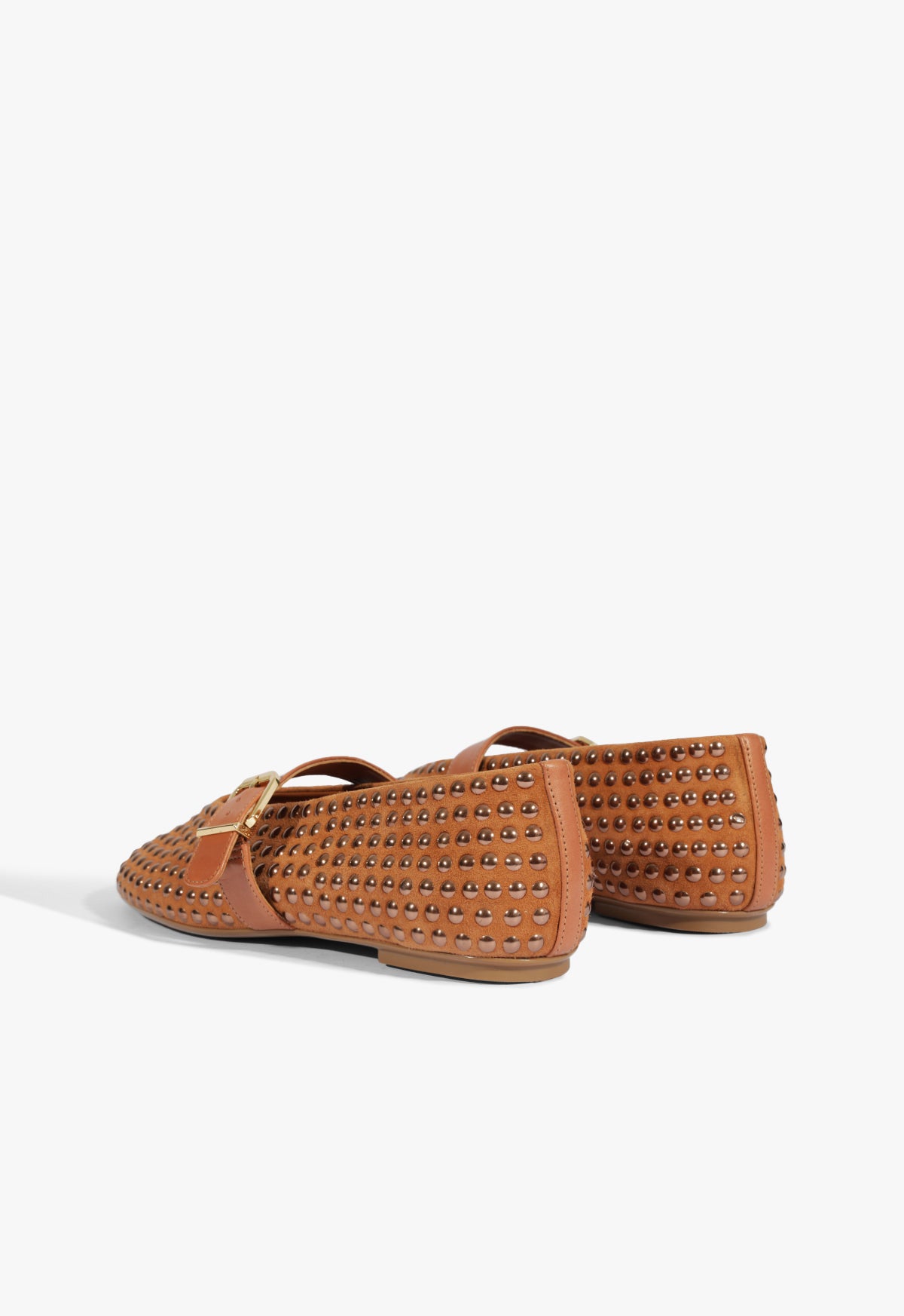 Schutz Eiza Shine Suede Flat