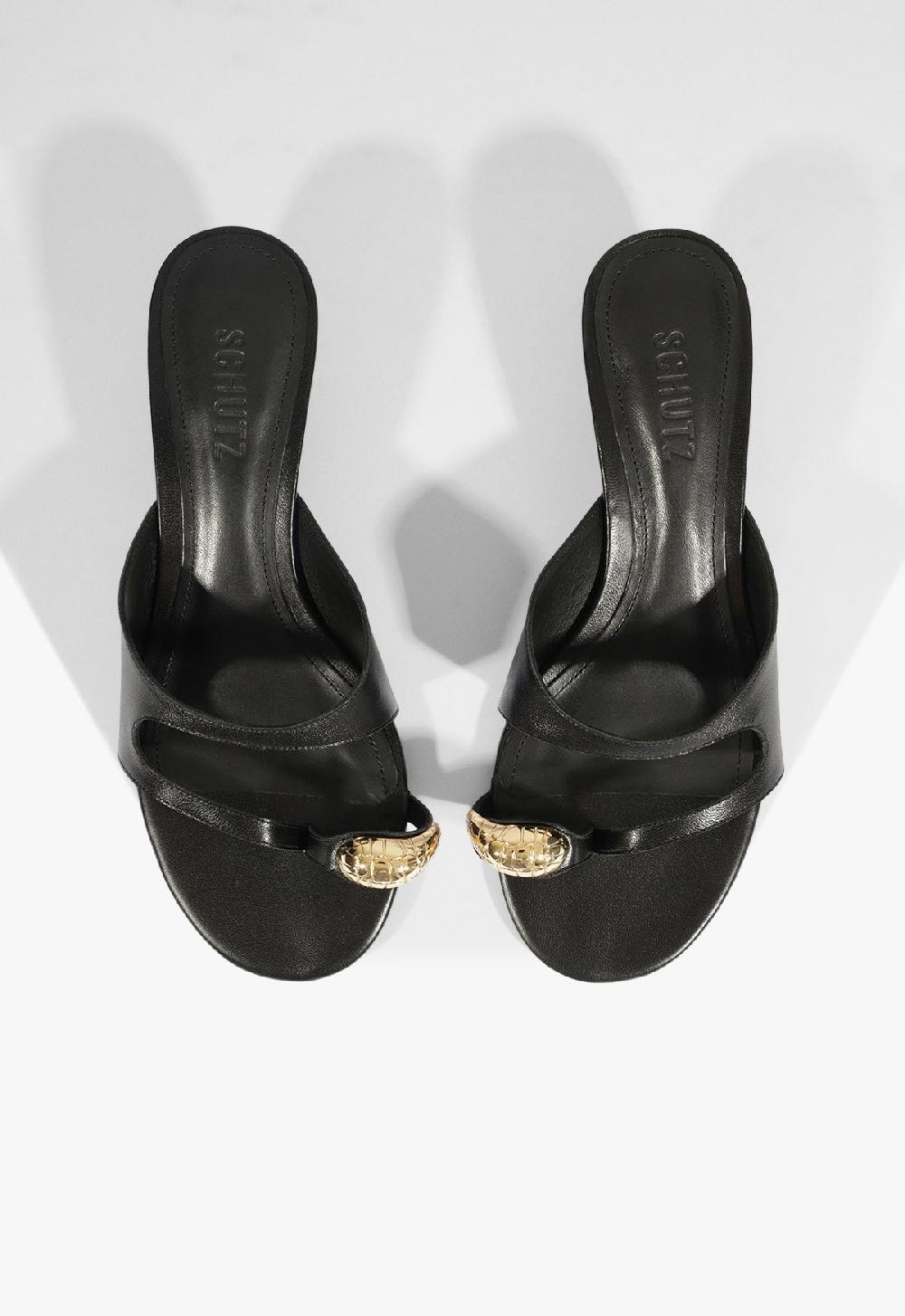 Schutz Elliote Leather Sandal