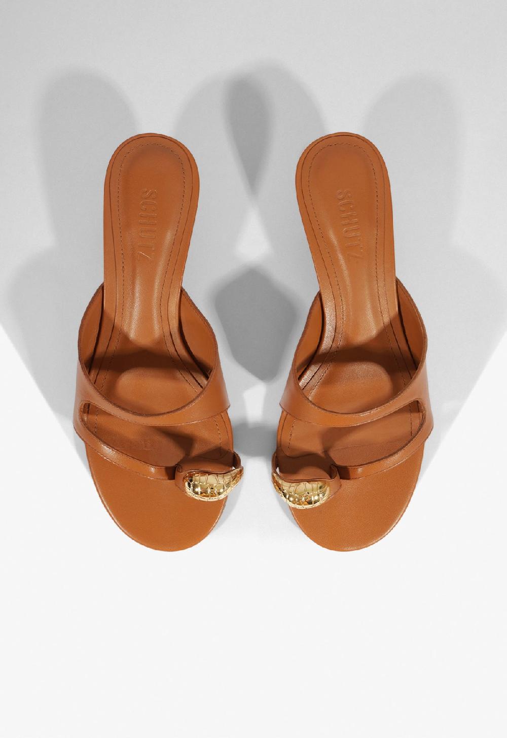 Schutz Elliote Leather Sandal
