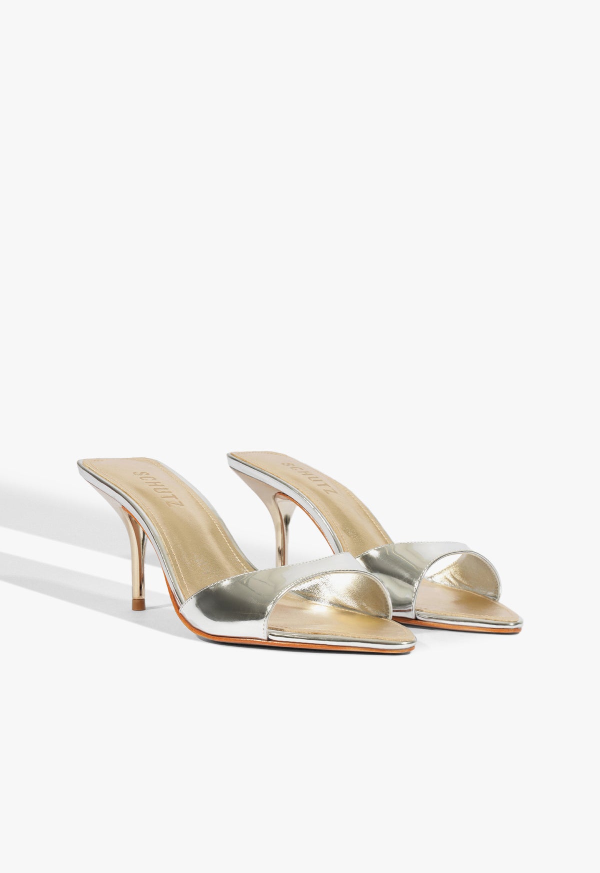 Schutz Elodie Metallic Sandal