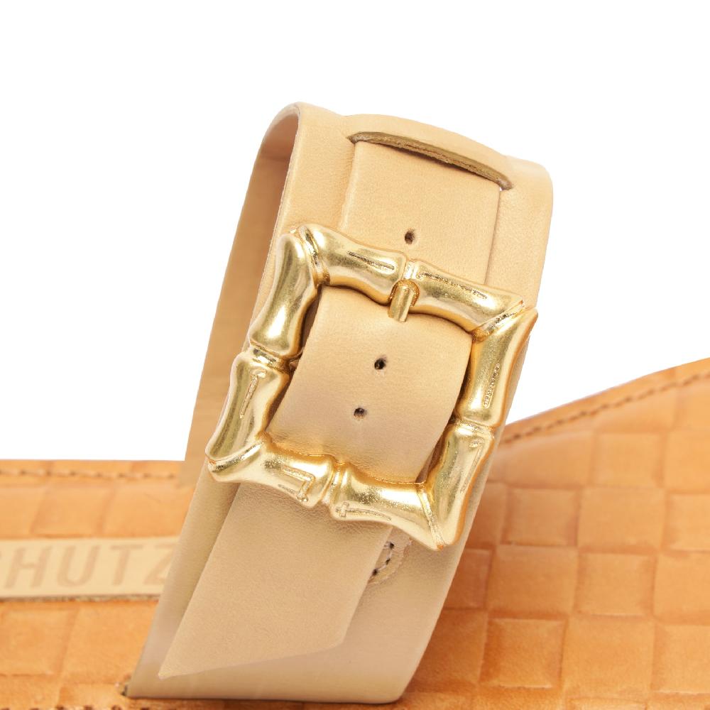 Schutz Enola Double Leather Sandal