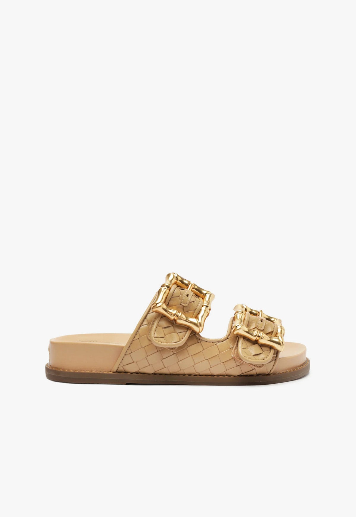schutz Enola Light Beige Sporty Sandal