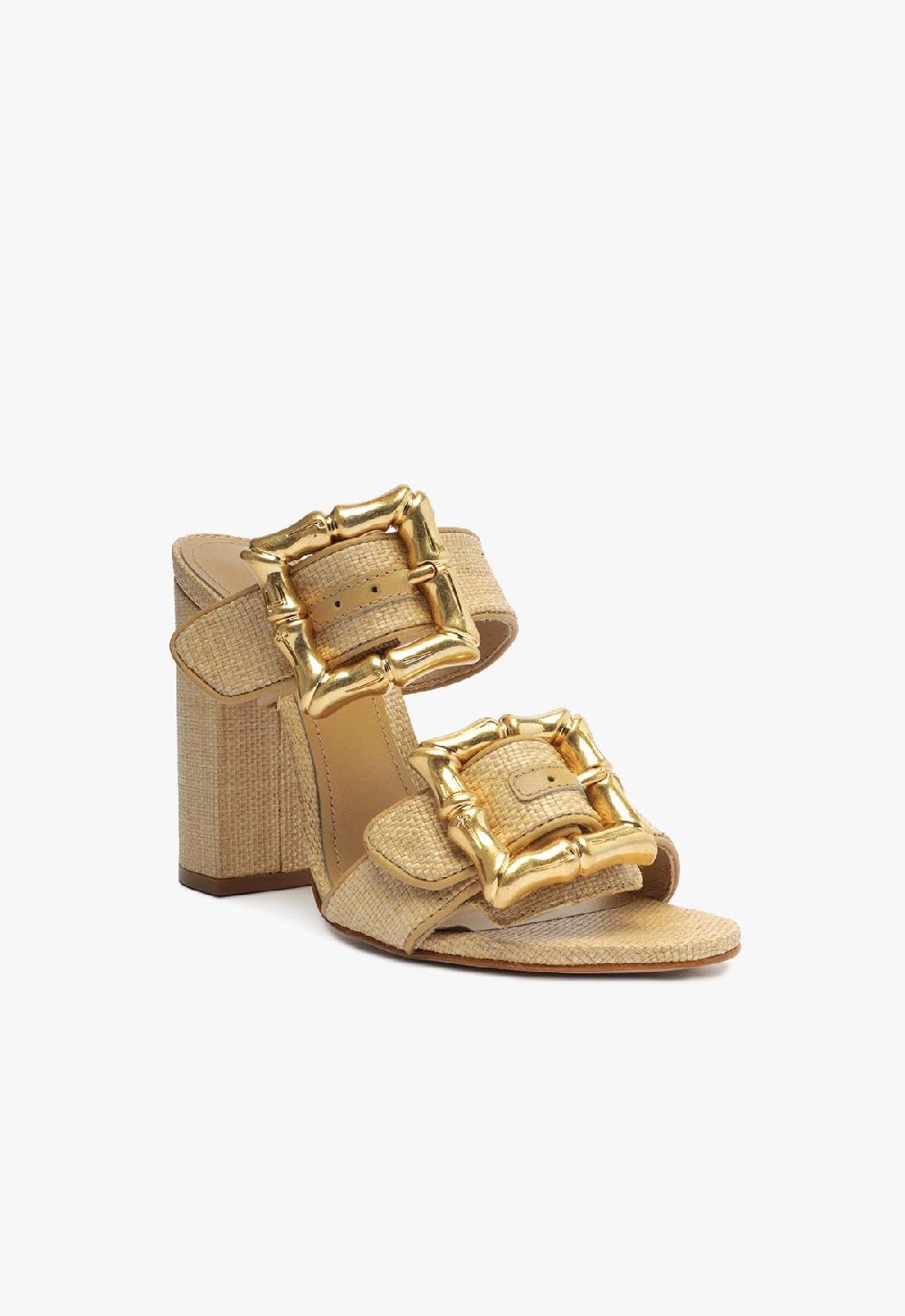 Schutz Enola Natural Leather Sandal