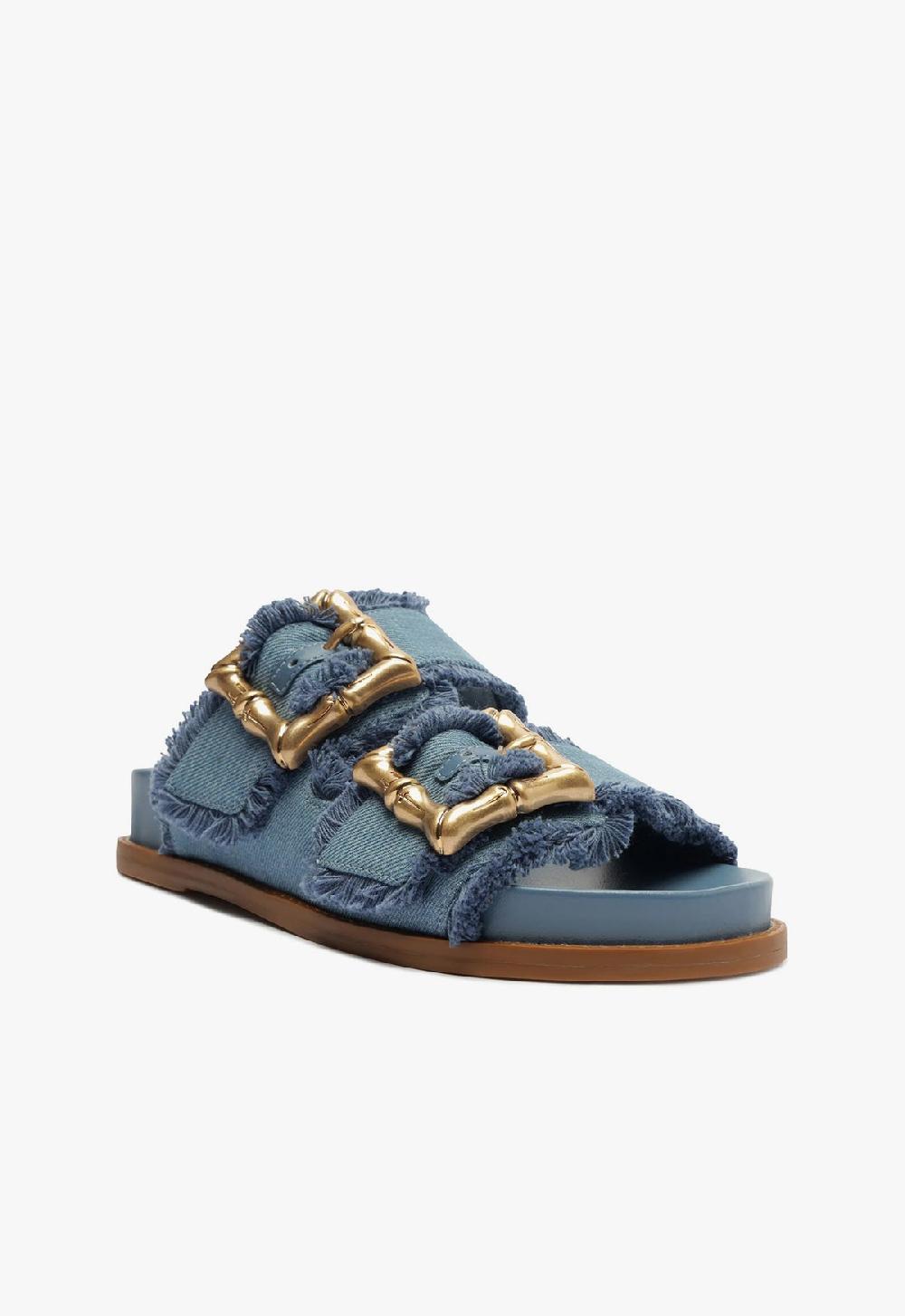 Schutz Enola Sporty Denim Sandal