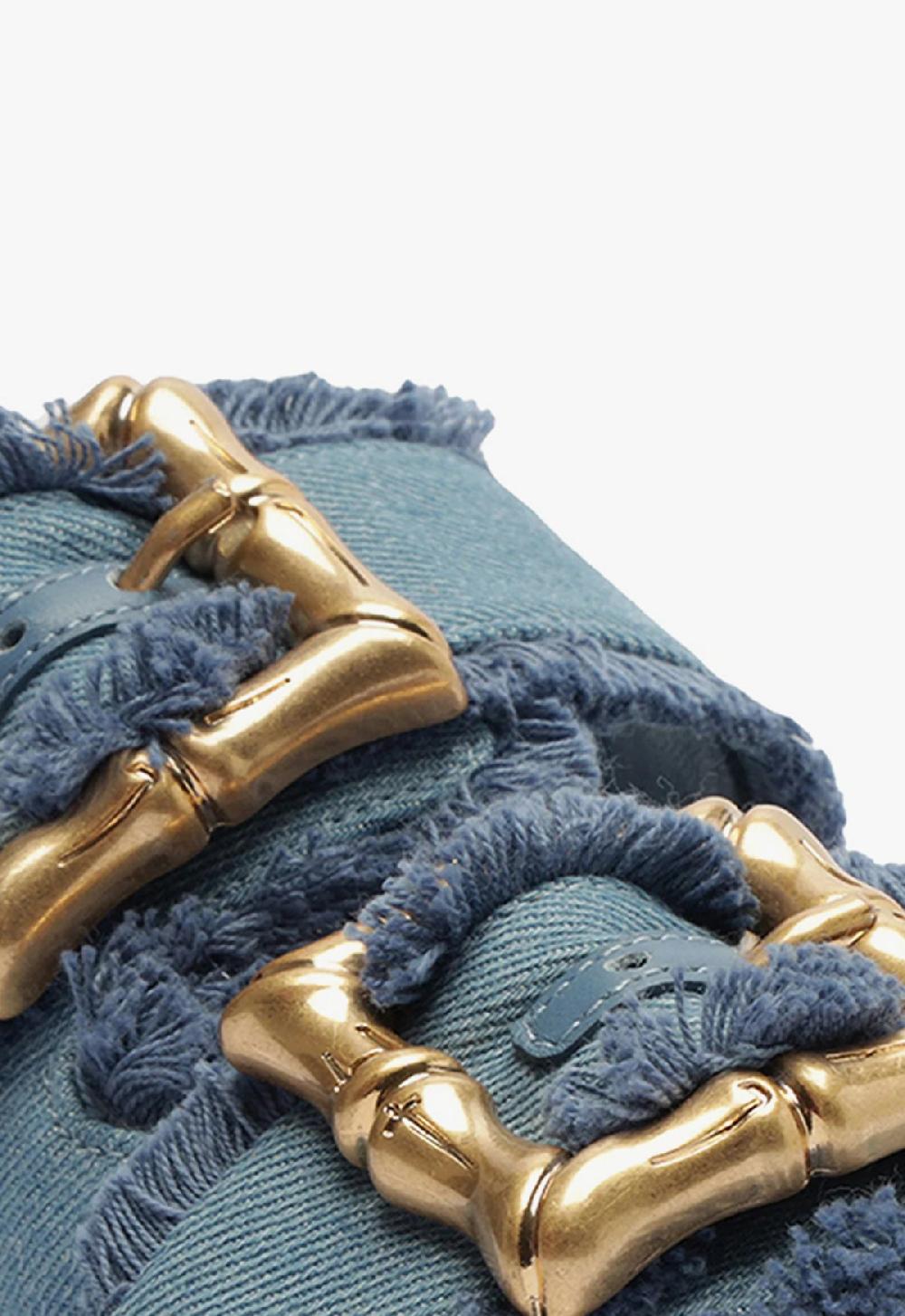 Schutz Enola Sporty Denim Sandal