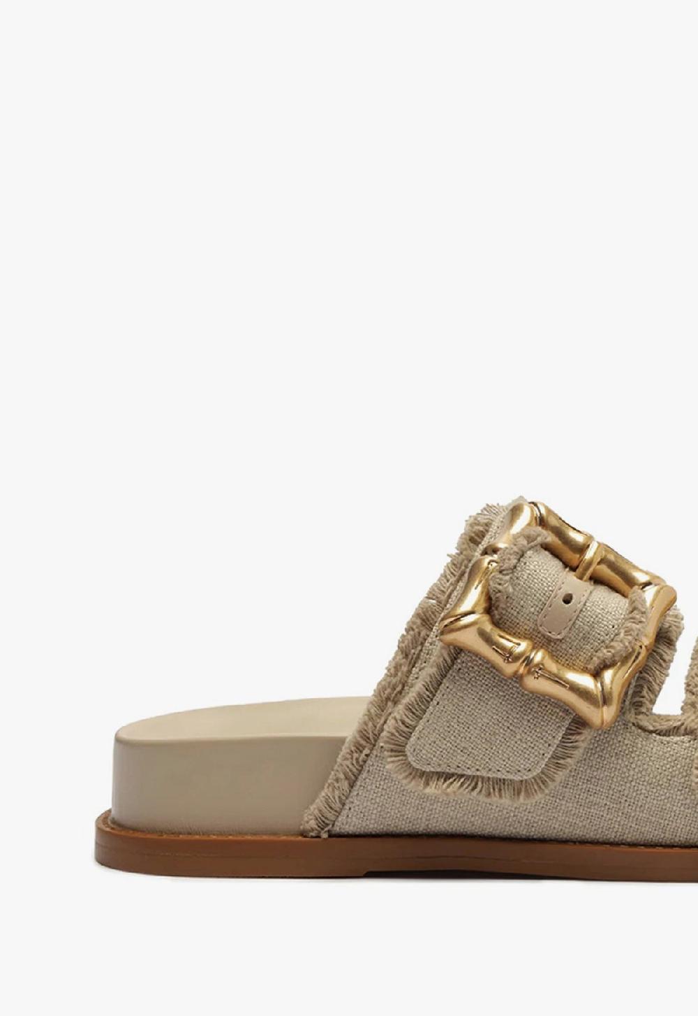 Schutz Enola Sporty Linen Sandal