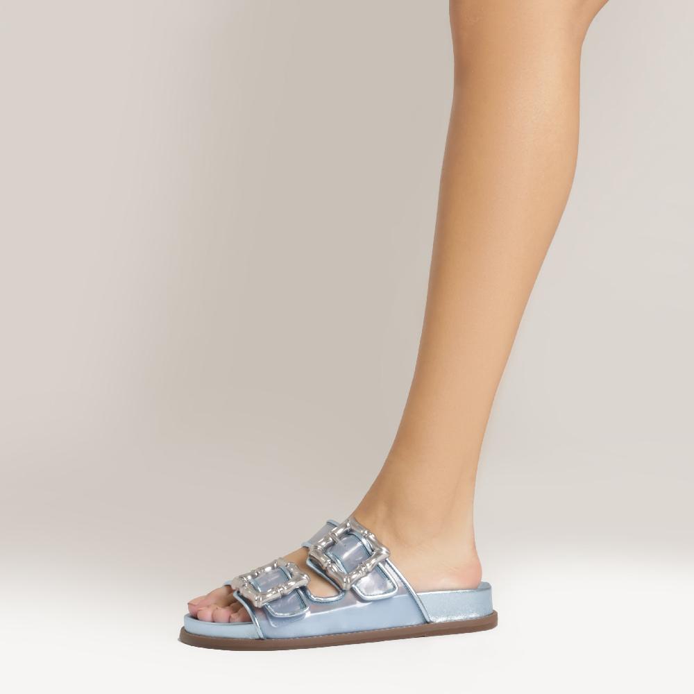 Schutz Enola Sporty Vinyl Sandal