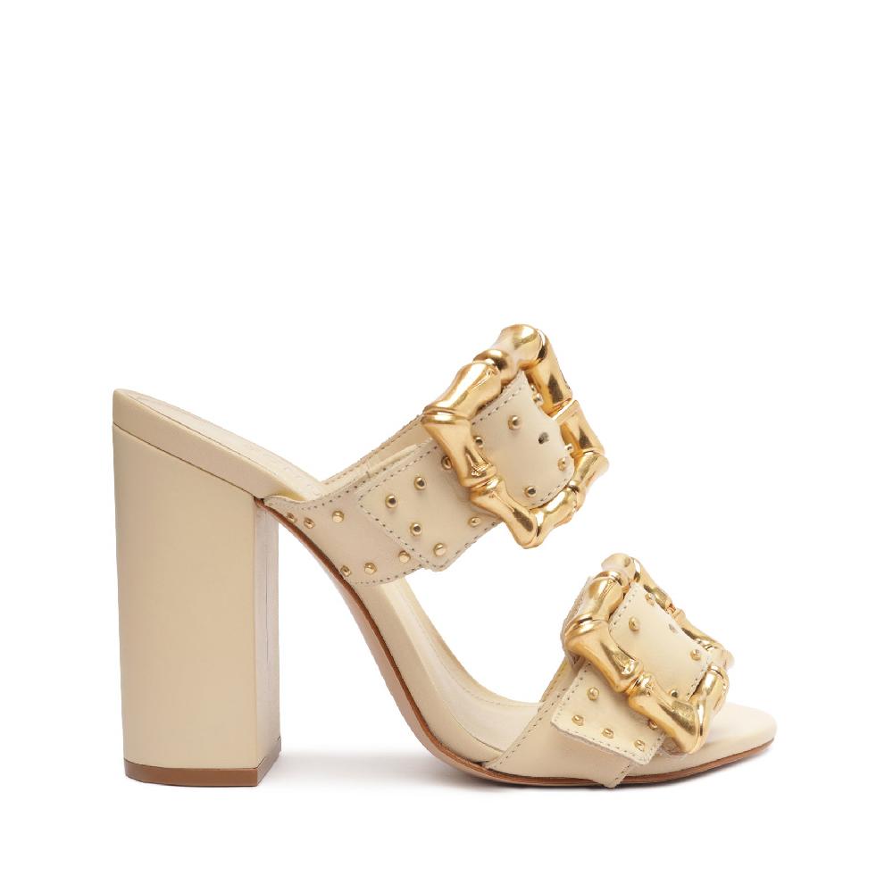 schutz Enola Studs Leather Sandal