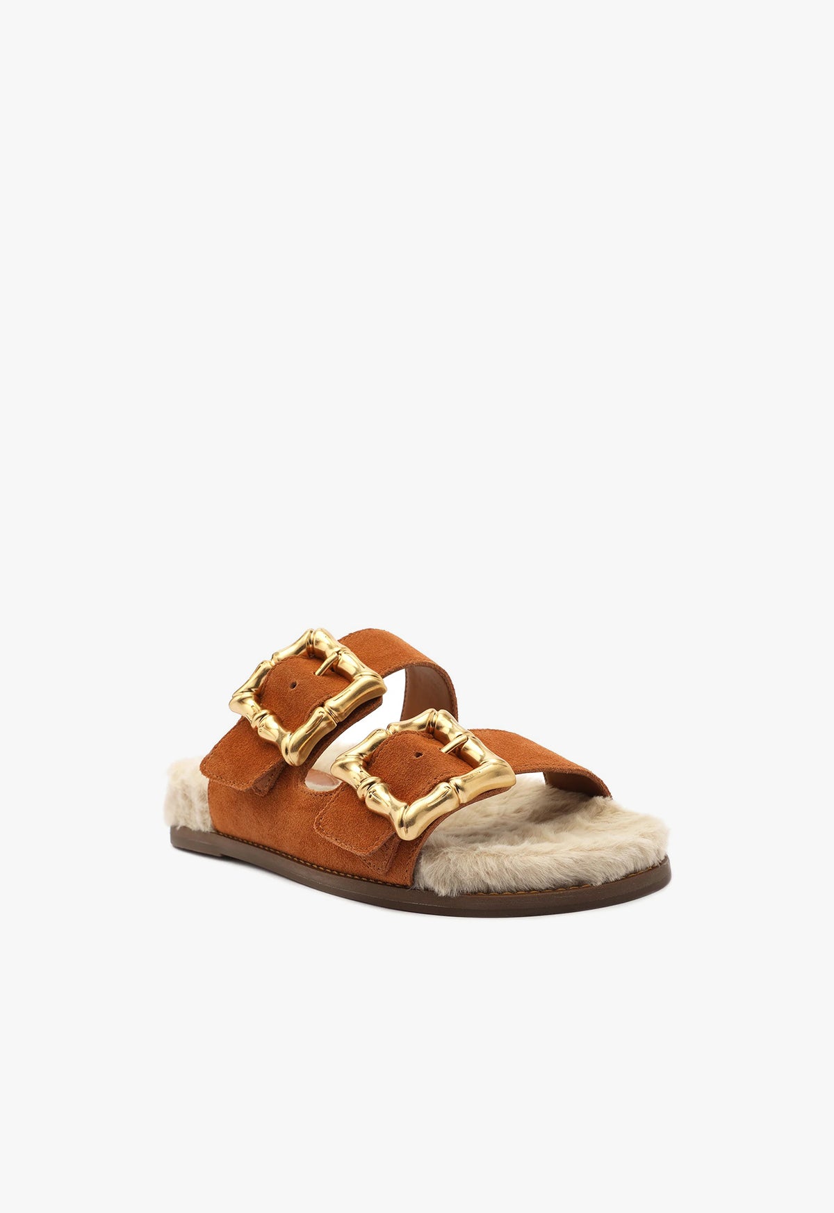Schutz Enola Weekend Sporty Cow Suede Sandal