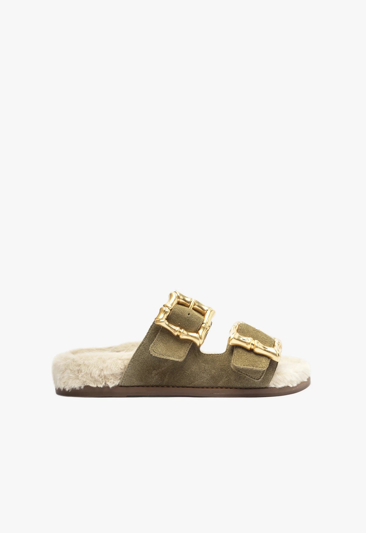 schutz Enola Weekend Sporty Cow Suede Sandal