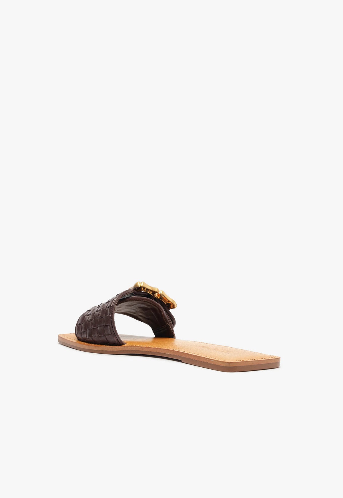 Schutz Enola Woven Leather Sandal
