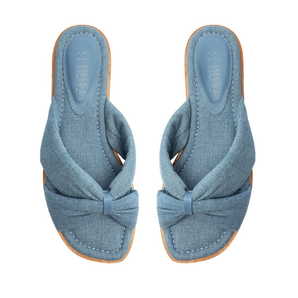 Schutz Fairy Casual Denim Sandal