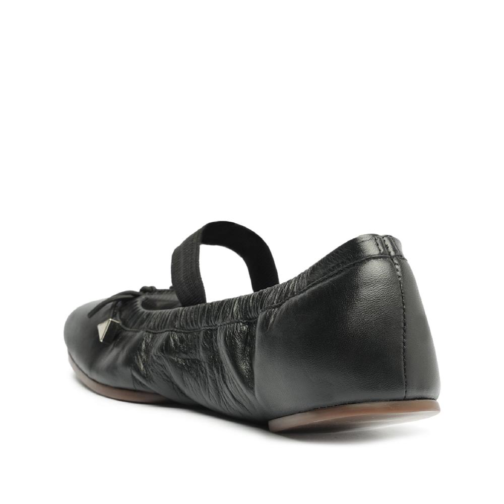 Schutz Fanny Leather Flat