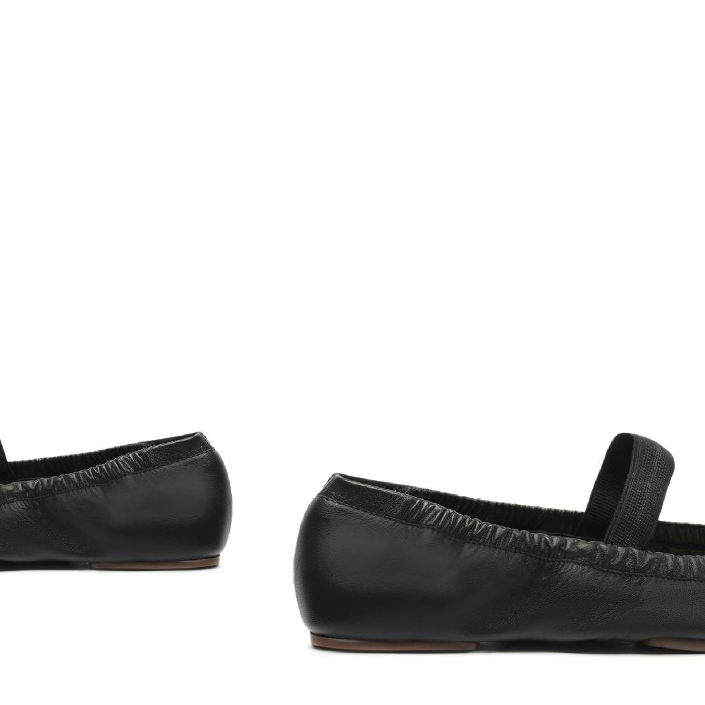 Schutz Fanny Leather Flat