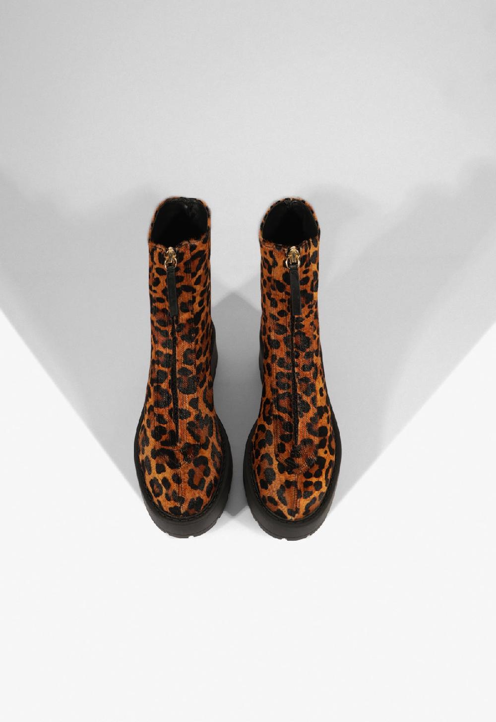 Schutz Farrah Hair Calf Bootie