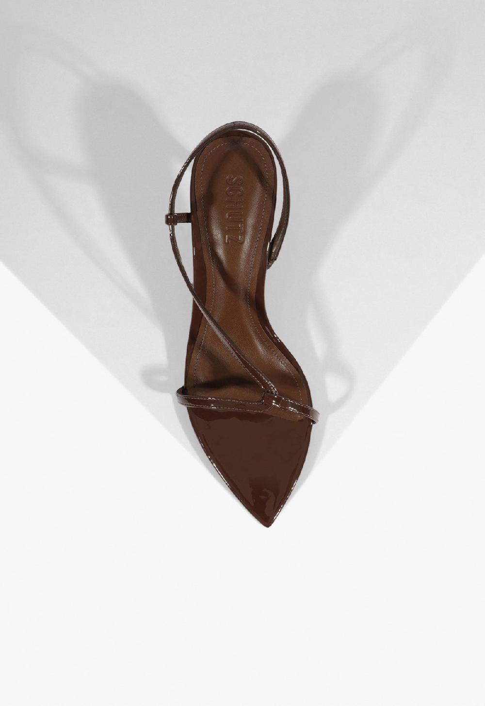 Schutz Fergie Mid Patent Sandal