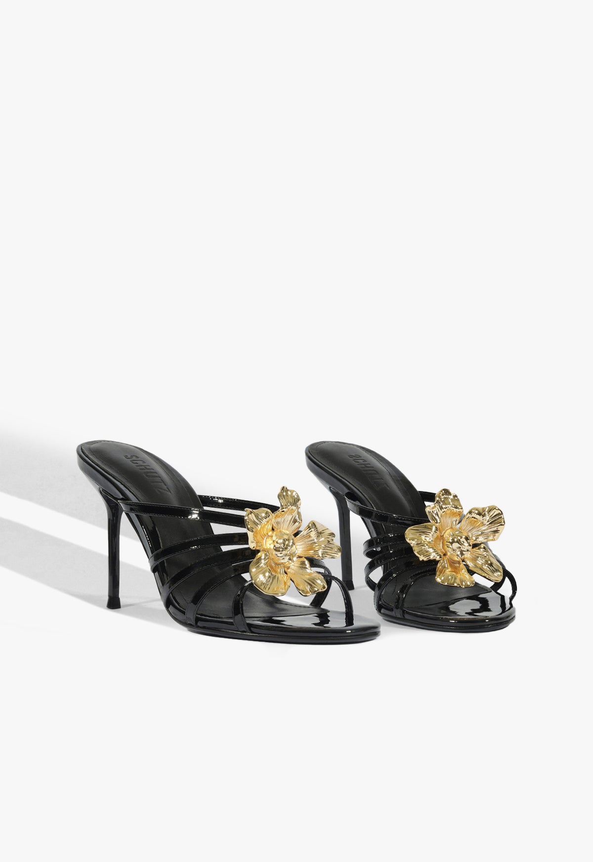 Schutz Flora Mule Patent Sandal