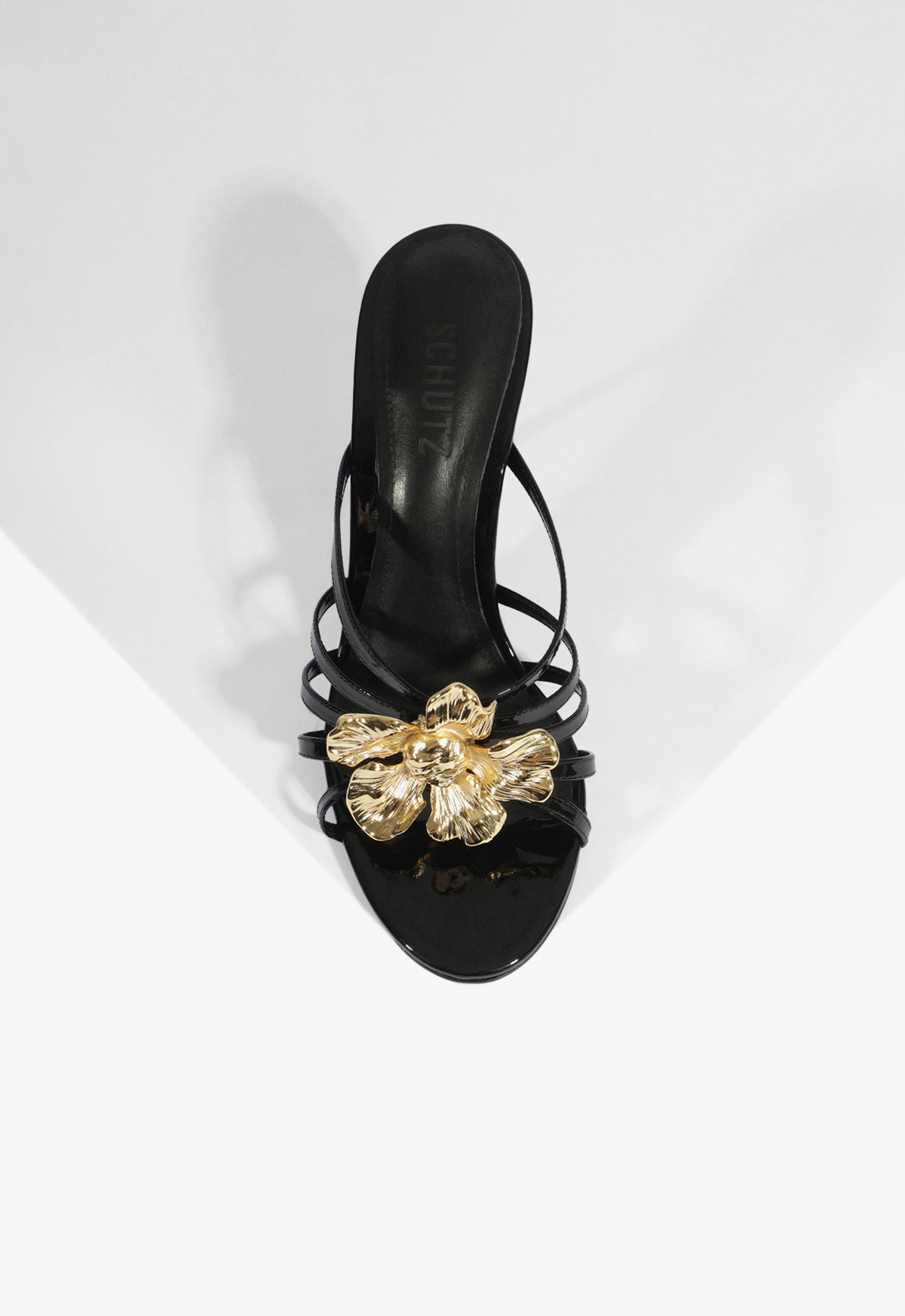 Schutz Flora Mule Patent Sandal