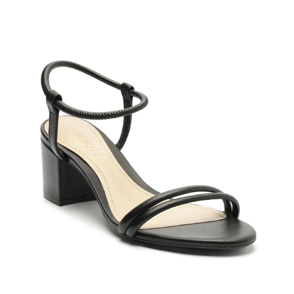 Schutz Gimenez Mid Leather Sandal