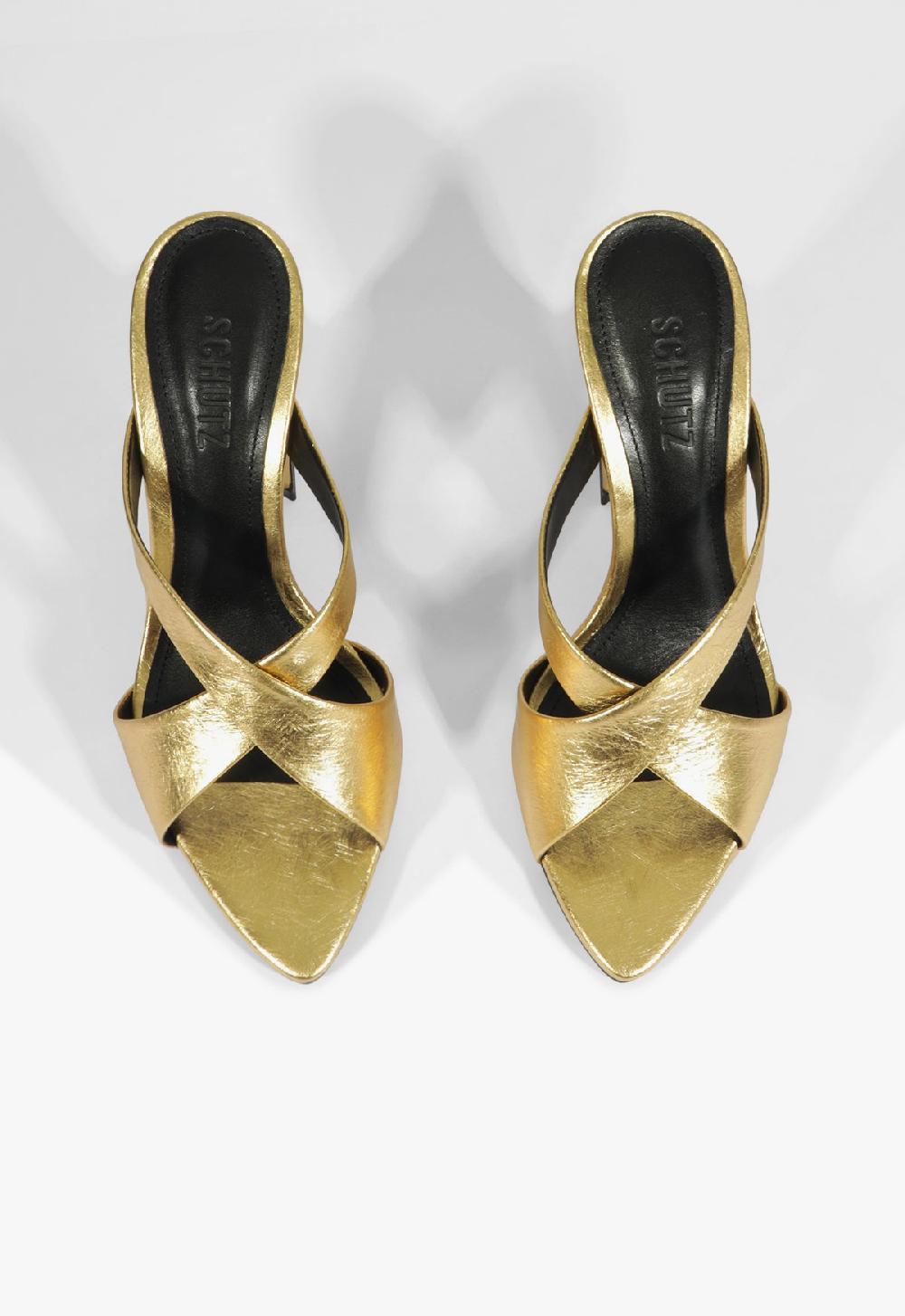 Schutz Glenda Leather Sandal