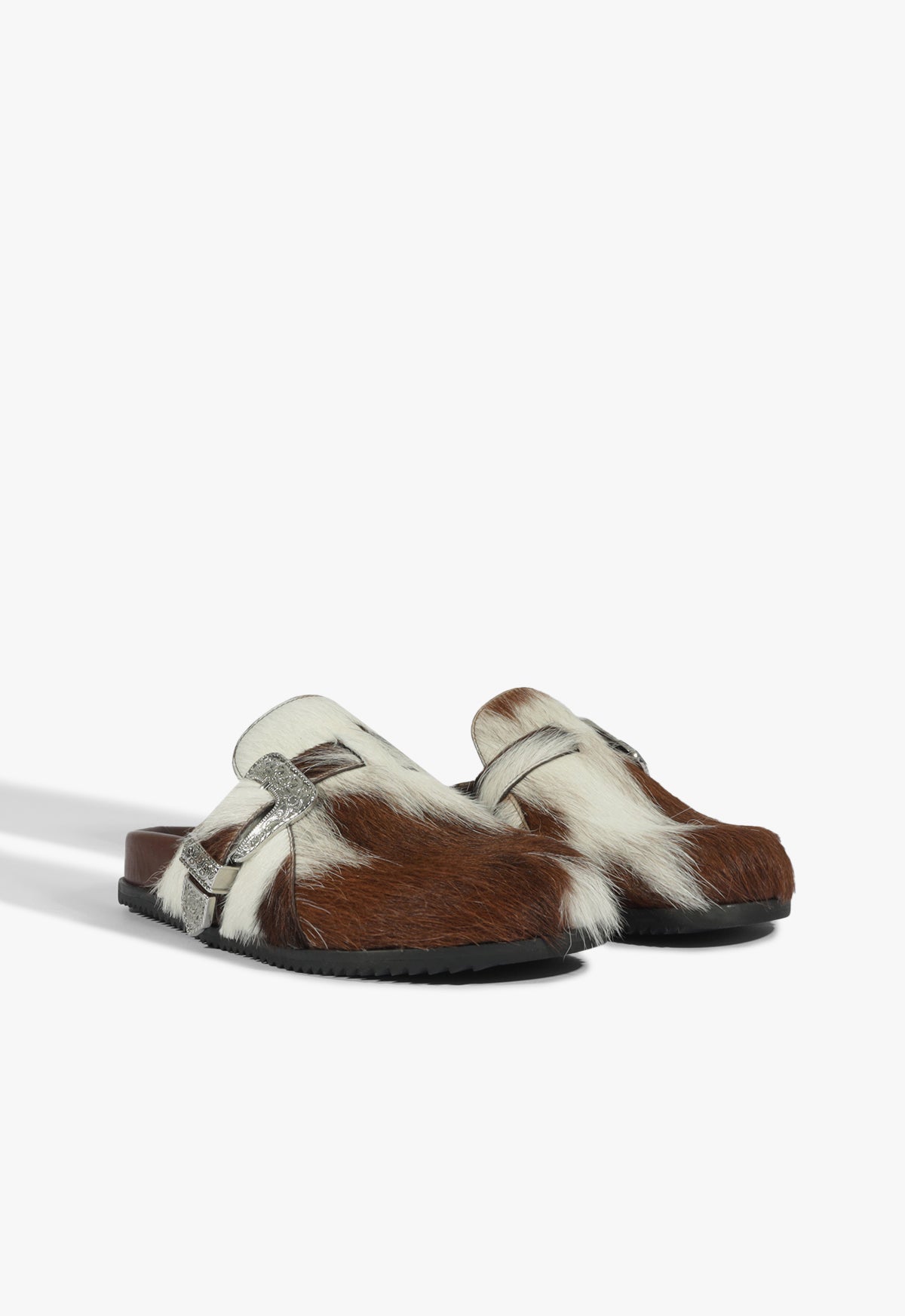 Schutz Grace Calf Hair Clog