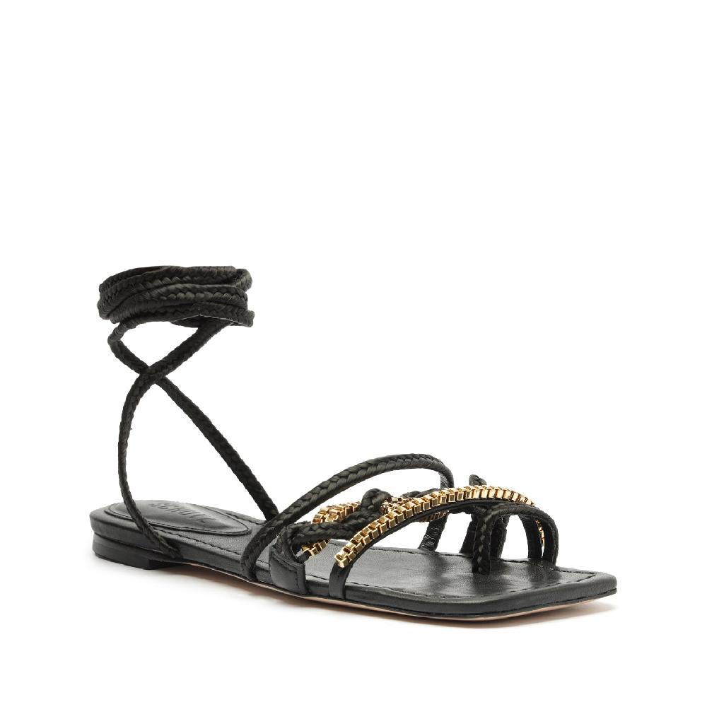 Schutz Guadalupe Leather Sandal