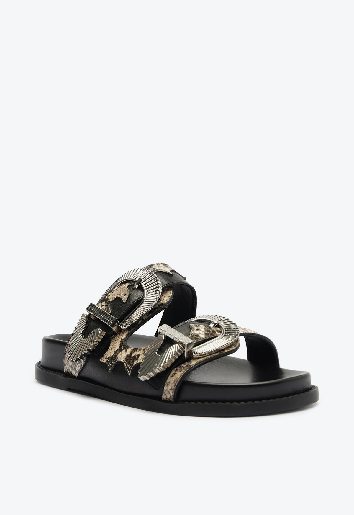 Schutz Harper Sporty Leather Sandal