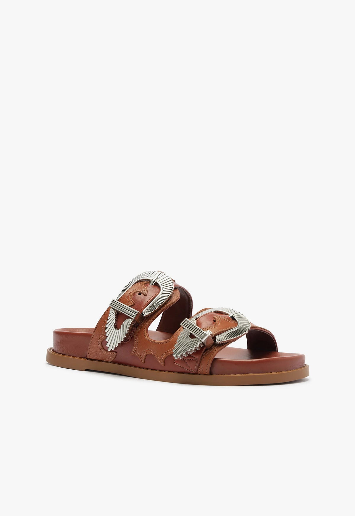 Schutz Harper Sporty Leather Sandal