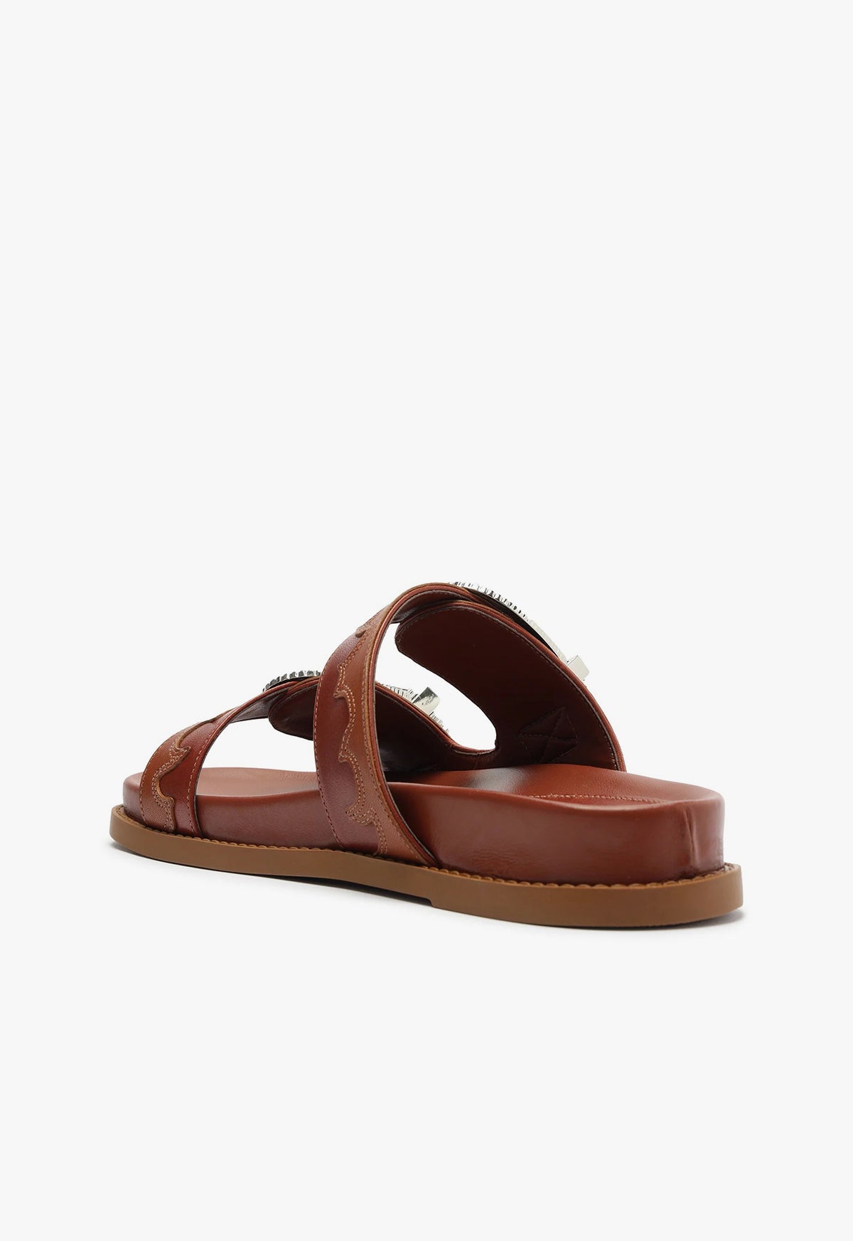 Schutz Harper Sporty Leather Sandal