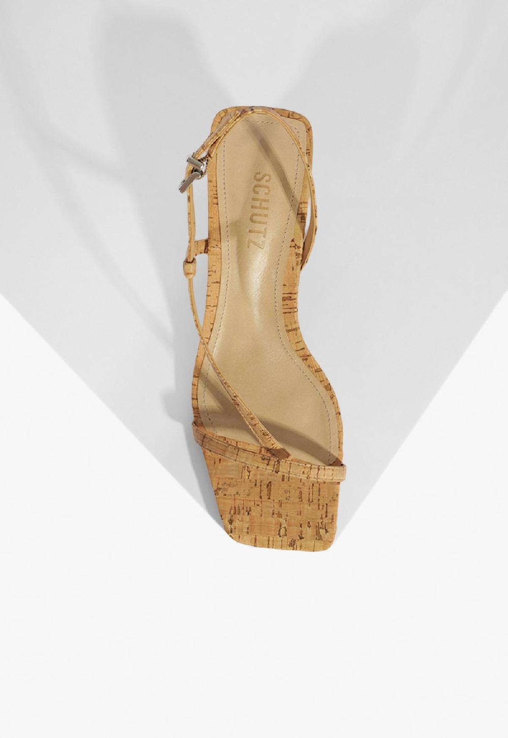 Schutz Heloise Mid Block Sandal