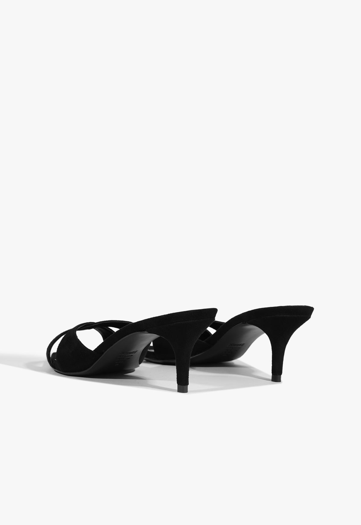 Schutz Hilda Leaf Mule Suede Sandal