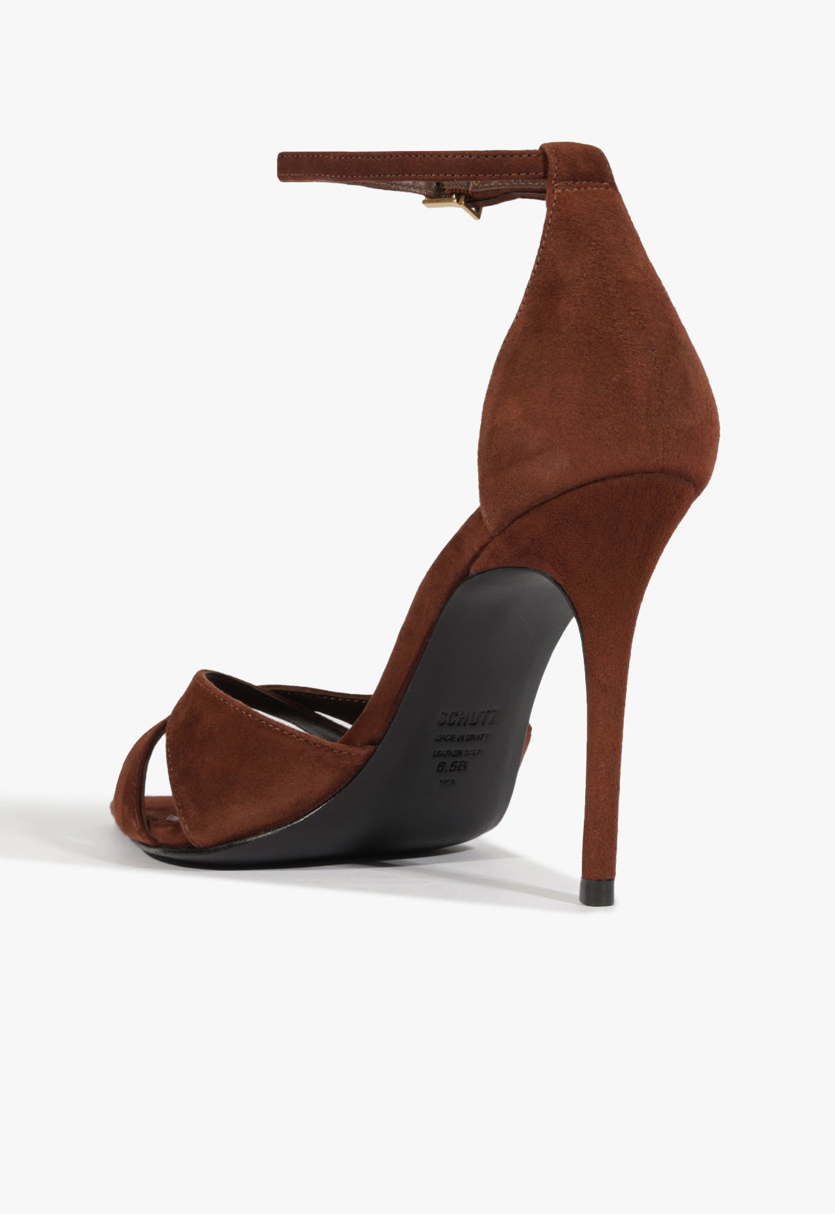 Schutz Hilda Leaf Suede Sandal