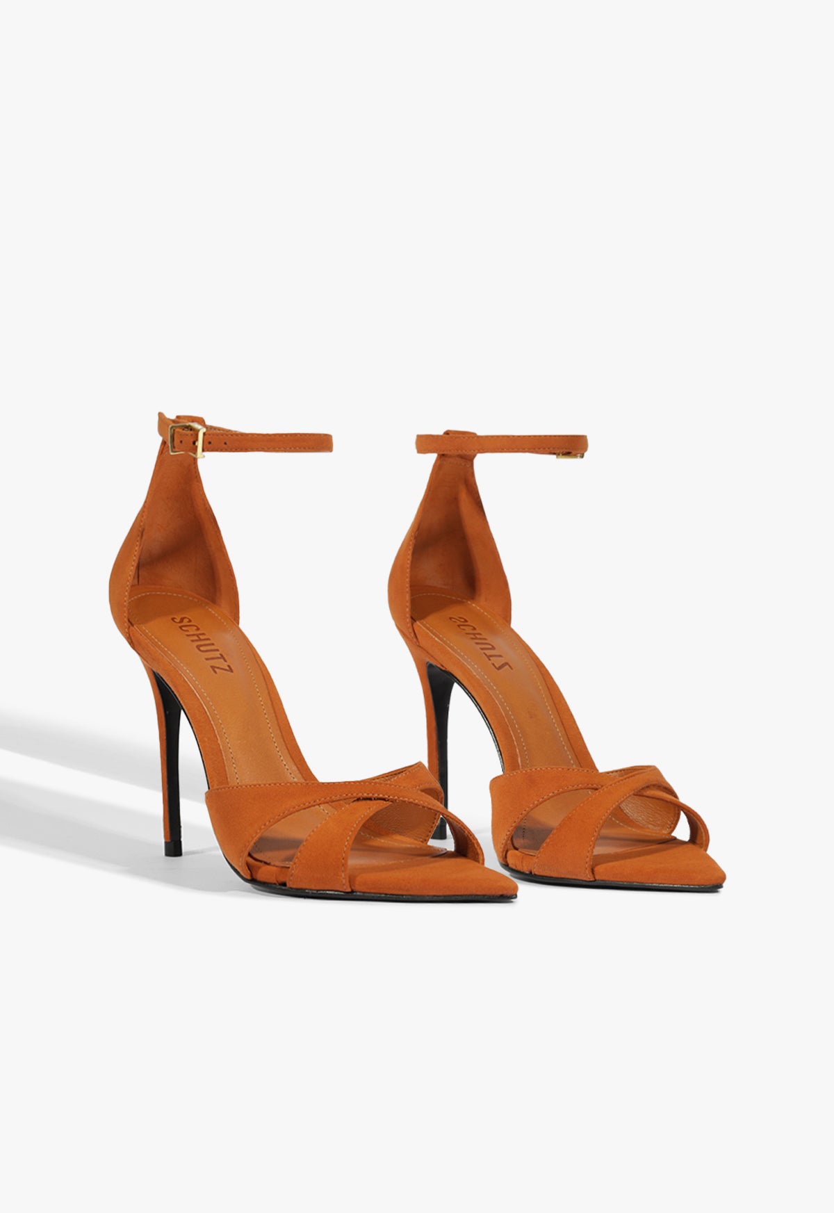 Schutz Hilda Leaf Suede Sandal