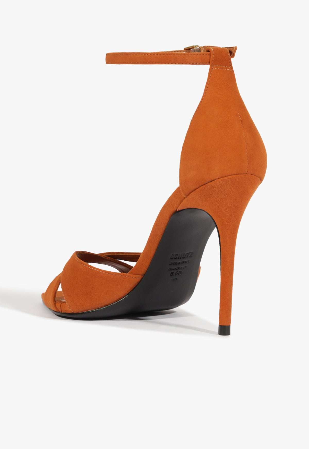 Schutz Hilda Leaf Suede Sandal